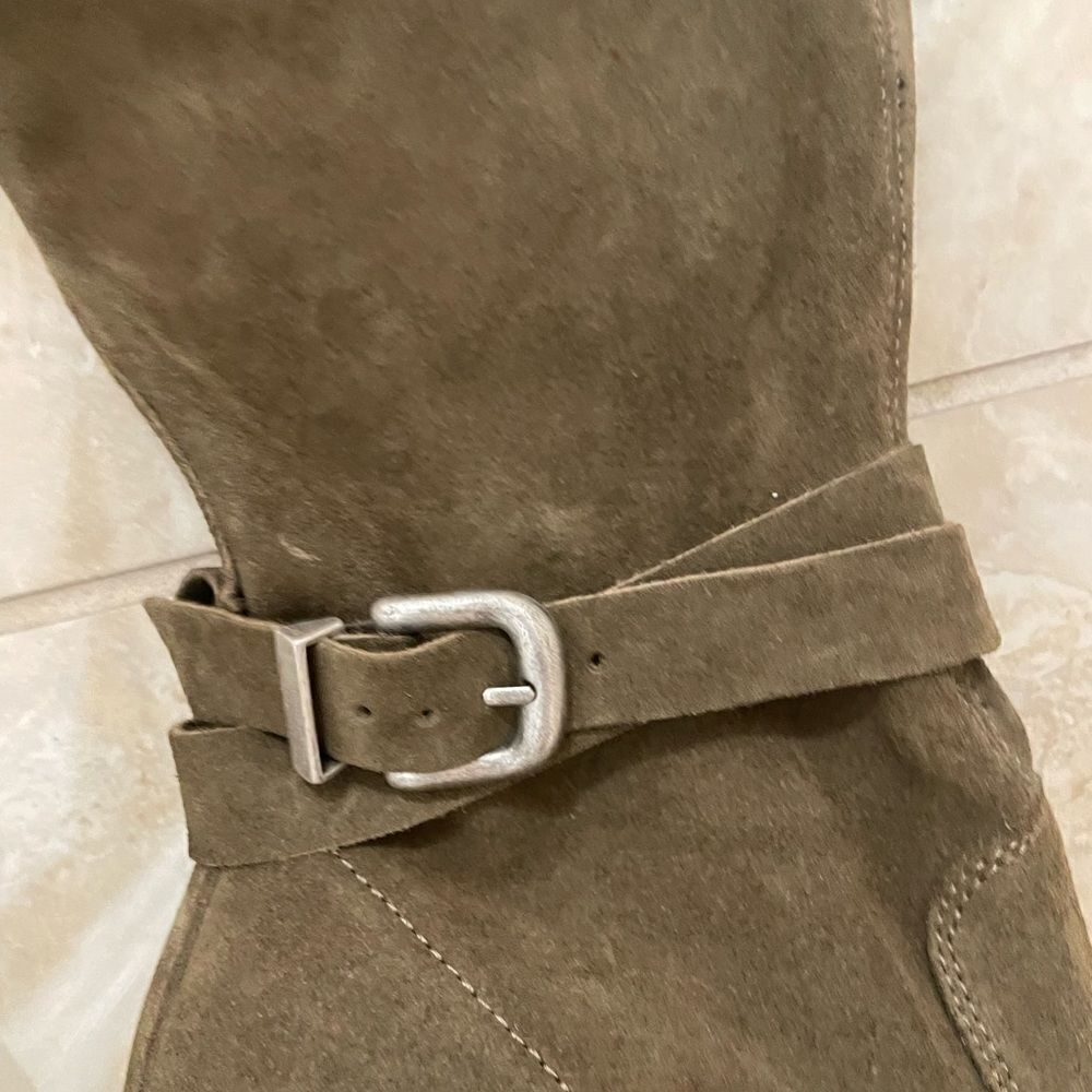 NWT Free People Suede James Chelsea Knee High Tall Brown Boots 
Size 38 US 8 - Picture 7 of 12